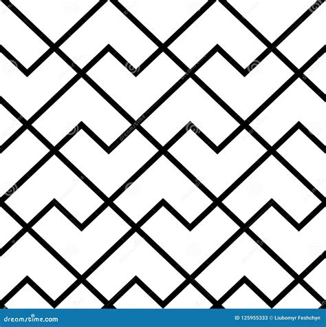 The Geometric Pattern With Stripes Seamless Vector Background Stock