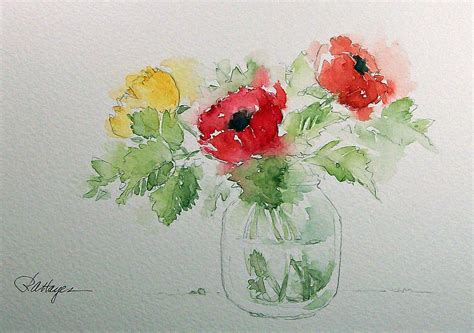 With a couple of easy strokes, your lavender flowers get. Watercolor Paintings by RoseAnn Hayes: Flowers in Baby ...