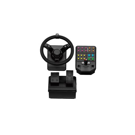 Logitech 945 000007 Gaming Controller Steering Wheel Pedals Pc Black