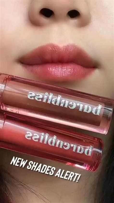 Barenbliss New Shades Peach Makes Perfect Lip Tint Video In