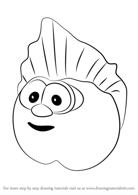Learn How to Draw The Peach from VeggieTales (VeggieTales) Step by Step