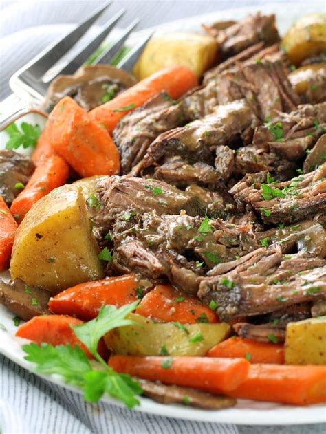instant pot pot roast with veggies and gravy taste and see my recipe magic