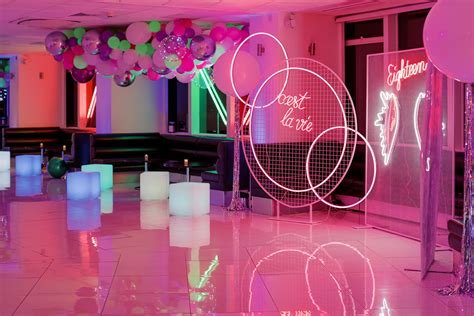Neon Birthday Party For Teenagers Chaika Events