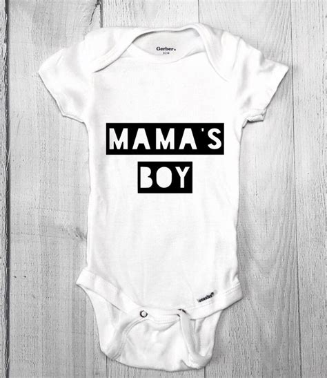 Mamas Boy Mommys Boy Baby Boy Shirt Baby Shower T Boy