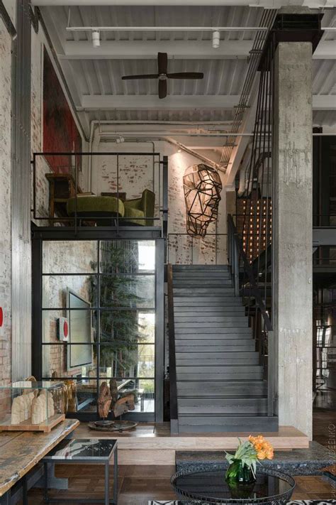 Amazing Industrial Loft With Unique Interior Industrial Home Design