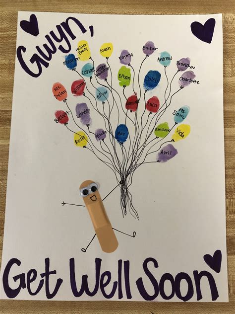 Get Well Soon Card Template