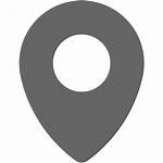 Gps Message Icon Grey Location App Tracking