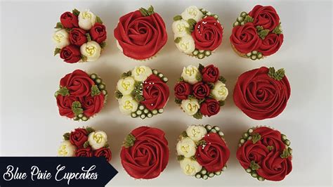 How To Make Easy Buttercream Flower Cupcakes Youtube