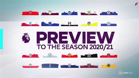 Premier League Preview To The Season Intro 202021 Youtube