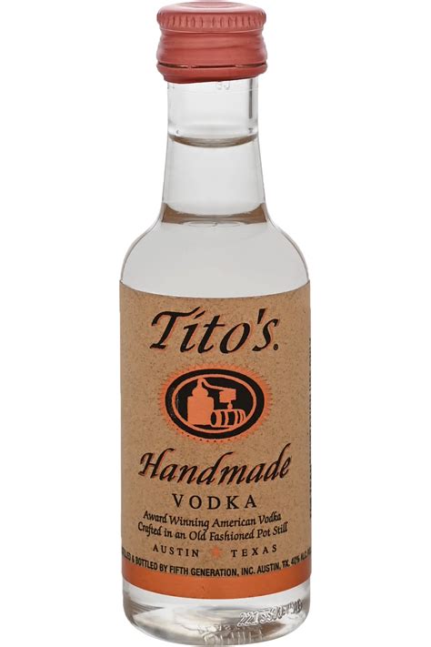 buy titos handmade vodka miniature available in 50 ml 750 ml
