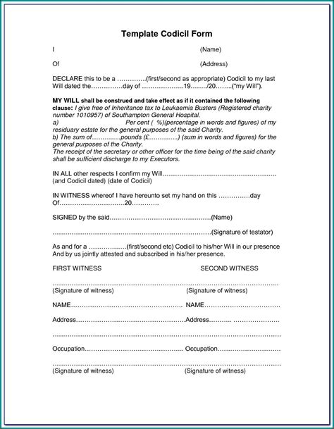How to make a will? Free Last Will And Testament Printable Forms - Form ...