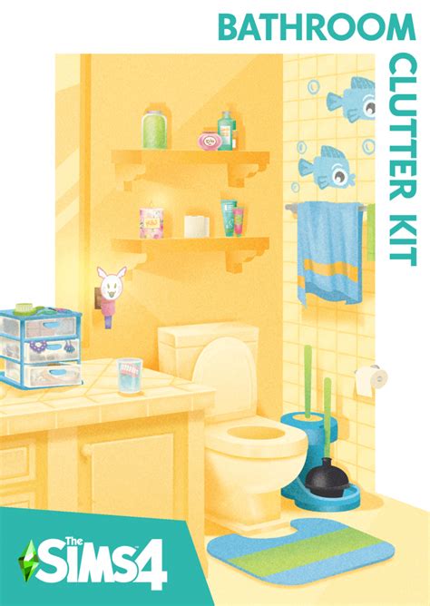 All New Sims 4 Kits Interesting Features Of The Bathroom Clutter And