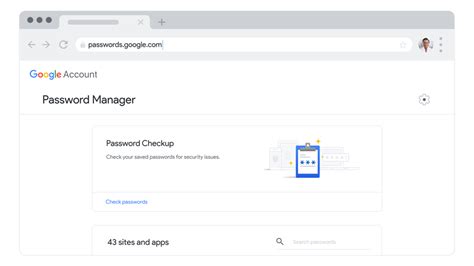 Google Int Gre Password Checkup Dans Son Gestionnaire De Mots De Passe Et Chrome