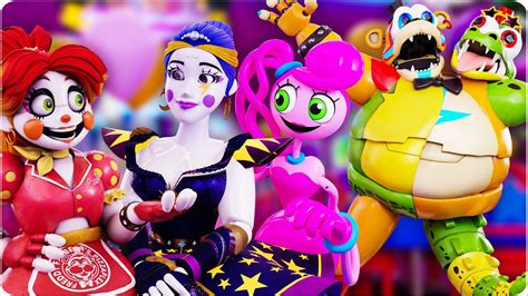 Mommy Long Legs Meets Glamrock Ballora Poppy Playtime And Fnaf