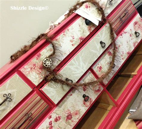 How We Decoupage Fabric To Furniture Onto Painted Furniture Decoupage