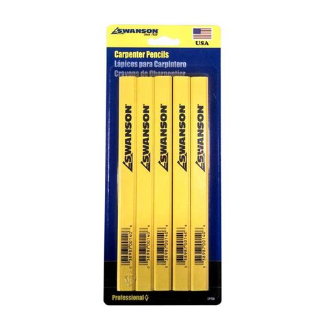 Swanson Carpenter Pencils Bulk 72 Pencils Boxed Cp700b The Home Depot