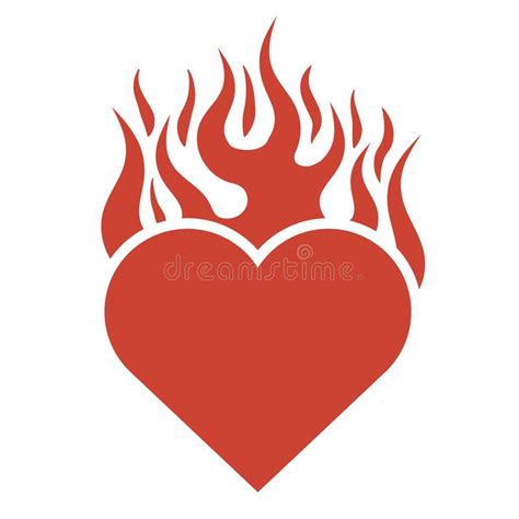 Passionate Heart Fire Stock Illustrations 131 Passionate Heart Fire
