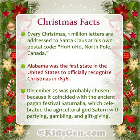 16 Interesting Facts About Christmas For Kids Shoking Fun Facts About