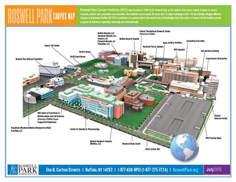 Main Campus Map Roswell Park Comprehensive Cancer Center