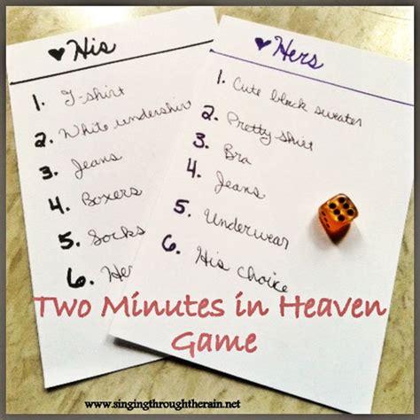 2 Minutes In Heaven An Intimacy Game For The Bedroom The Dating Divas