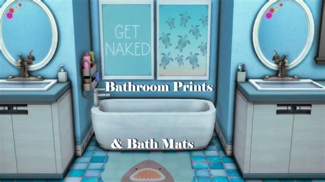 Mini Bathroom Set Bathmats And Posters Beans Builds On Patreon