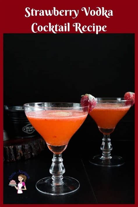 1 put a handful of ice into a large cocktail shaker. Strawberry Vodka Cocktail - Just 3 ingredients - Veena Azmanov