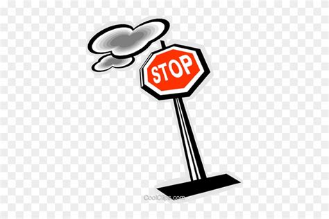 Stop Sign Royalty Free Vector Clip Art Illustration Bild Free