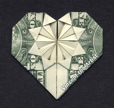 Dollar Bill Origami Heart T Ideas Pinterest