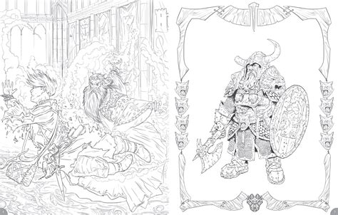 Get inspired by our community of talented artists. Monsters and heroes of the realms coloring book ...