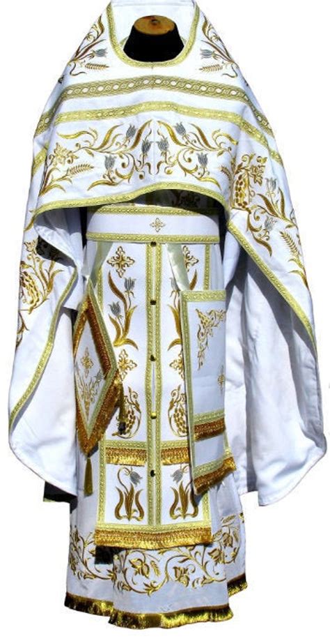 Priest Vestment Priest Robes Clothes For Priests Sacred Etsy