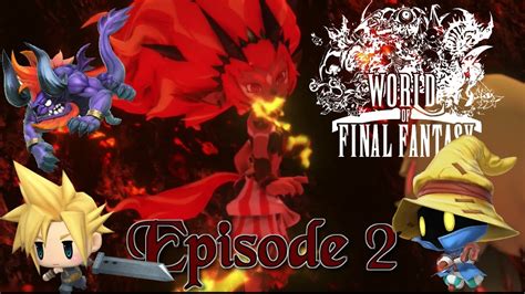 World Of Final Fantasy Demo Boss Fight Ifreeta Episode 2 Youtube