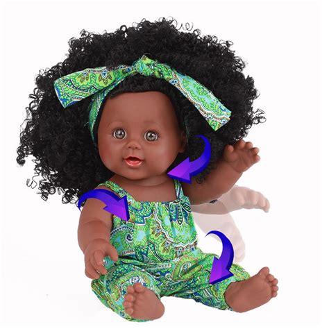 Buy Black Girl Dolls African American Play Dolls Lifelike 12 Inch Baby
