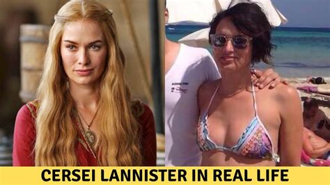 Lena Headey Cersei Lannister From Game Of Thrones Youtube