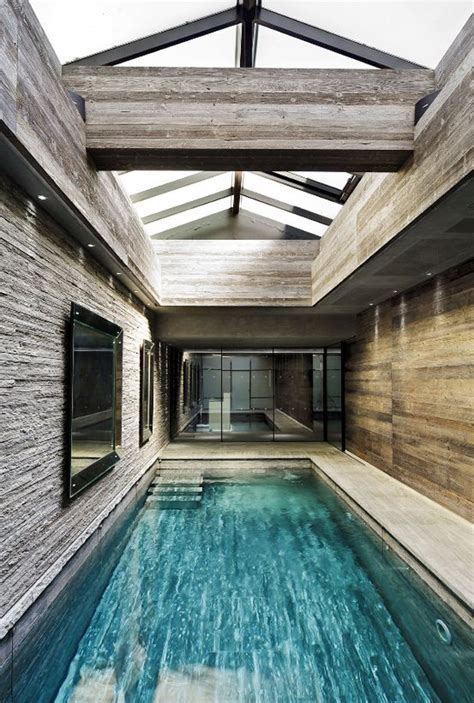 One of our most versatile and popular designs, with a long seating bench along one side of the pool and steps on either end. 25 Stunning Indoor Pools To Make You Relax | Home Design ...
