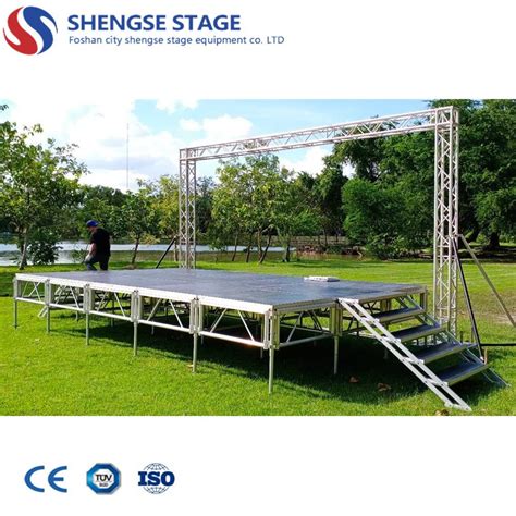 China Outdoor Concert Event Aluminum Mobile Portable Platform Stage For