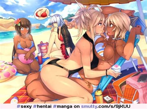 Anime Lesbian Beach Sex Hot Sex Picture