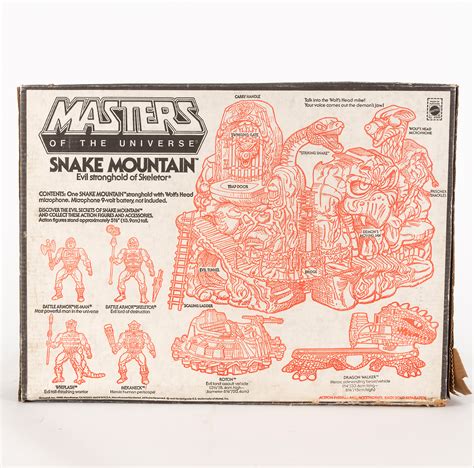 Masters Of The Universe Snake Mountain Playset I Förpackning Mattel