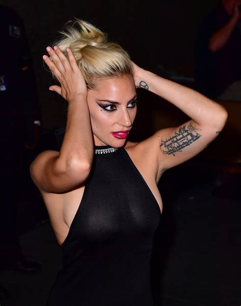 Lady Gaga Nipples In See Through Dress 3 New Pics