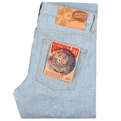 Naked And Famous Super Guy Recycled Selvedge Jeans Indigo Ind