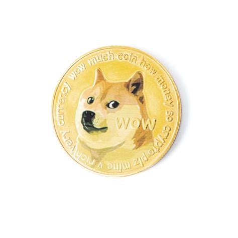 Premium Photo Dog Dogecoin Logo Isolated On White Background