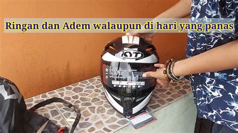 Kyt K Rider Motif L Helem Full Face Tapi Adem Dan Ringan Youtube