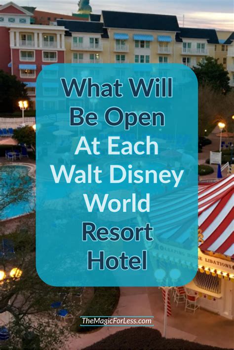 What Walt Disney World Hotels Are Open Artofit