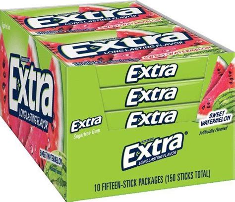 Extra Sugar Free Gum Sweet Watermelon… | Sweet watermelon ...
