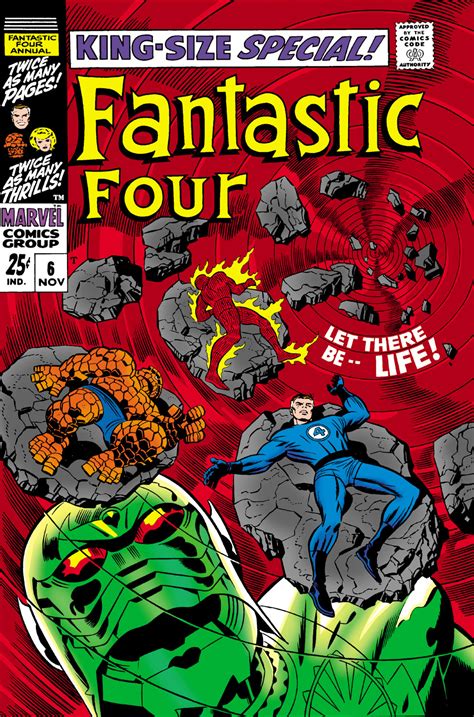 Read Online Fantastic Four 1961 Comic Issue Annual 6
