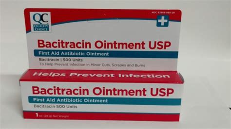 Quality Choice Bacitracin Ointment Usp First Aid