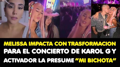 Melisa Paredes Impacta Con Trasformacion Para Concierto De Karolg Y