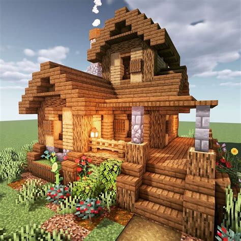 Minecraft House Ideas Easy Step By Step Minecraft Tutorial Brick House