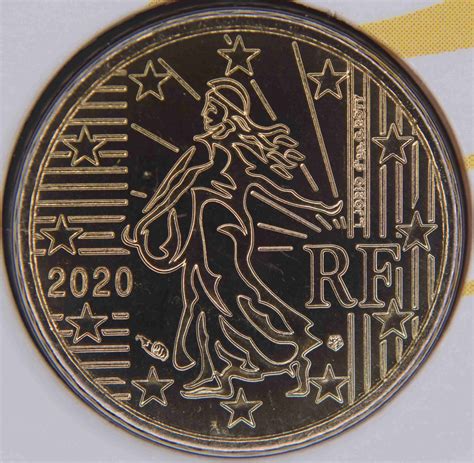 France Euro Coins Unc 2020 Value Mintage And Images At Euro Coinstv