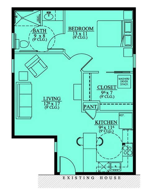 House plans with a mother in law suite typically begin with a standard multi bedroom house plan for the main residence which can appear in virtually any style. 17 Best images about Mother in law suites on Pinterest ...