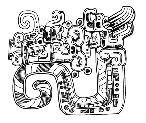 mayan coloring pages - Google Search | Art Class BGC | Pinterest